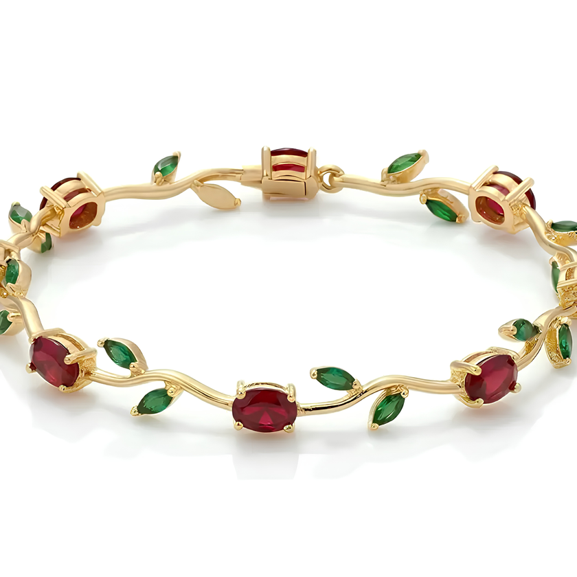 Tulip Vine Gemstone Bracelet