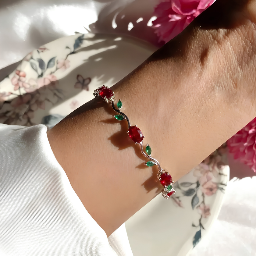 Tulip Vine Gemstone Bracelet