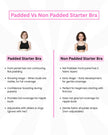 Removable Padded Bidi/Bra for Teen Girls | Perfect Innerwear for School Wear