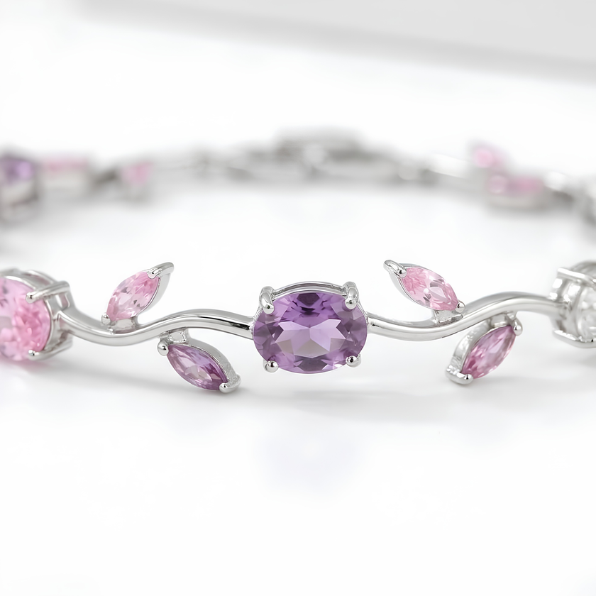 Tulip Vine Gemstone Bracelet