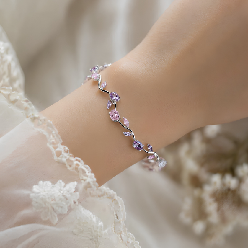 Tulip Vine Gemstone Bracelet