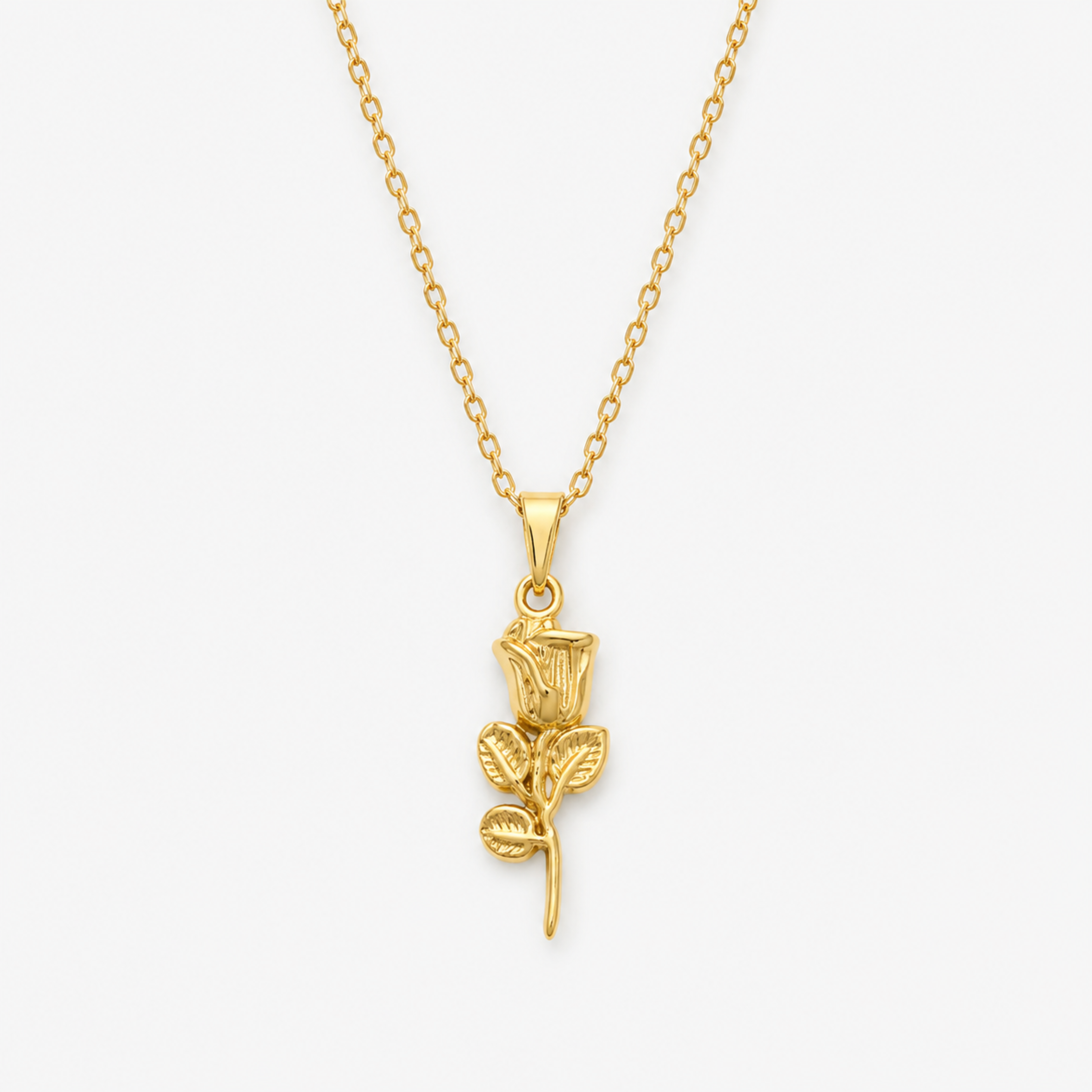 Rose Pendant Necklace