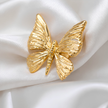 Adjustable  Luxury Gold Butterfly Statement Ring