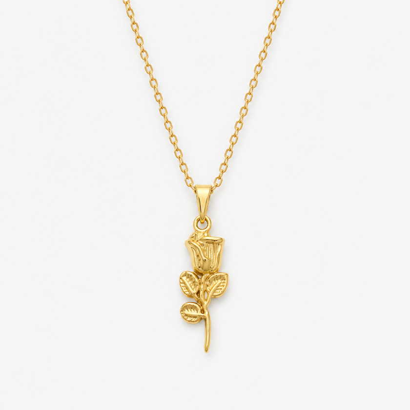 Rose Pendant Necklace