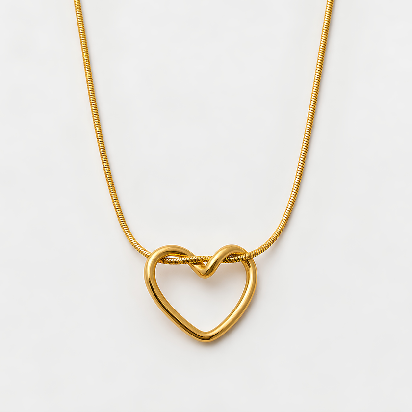 Knotted Heart Necklace
