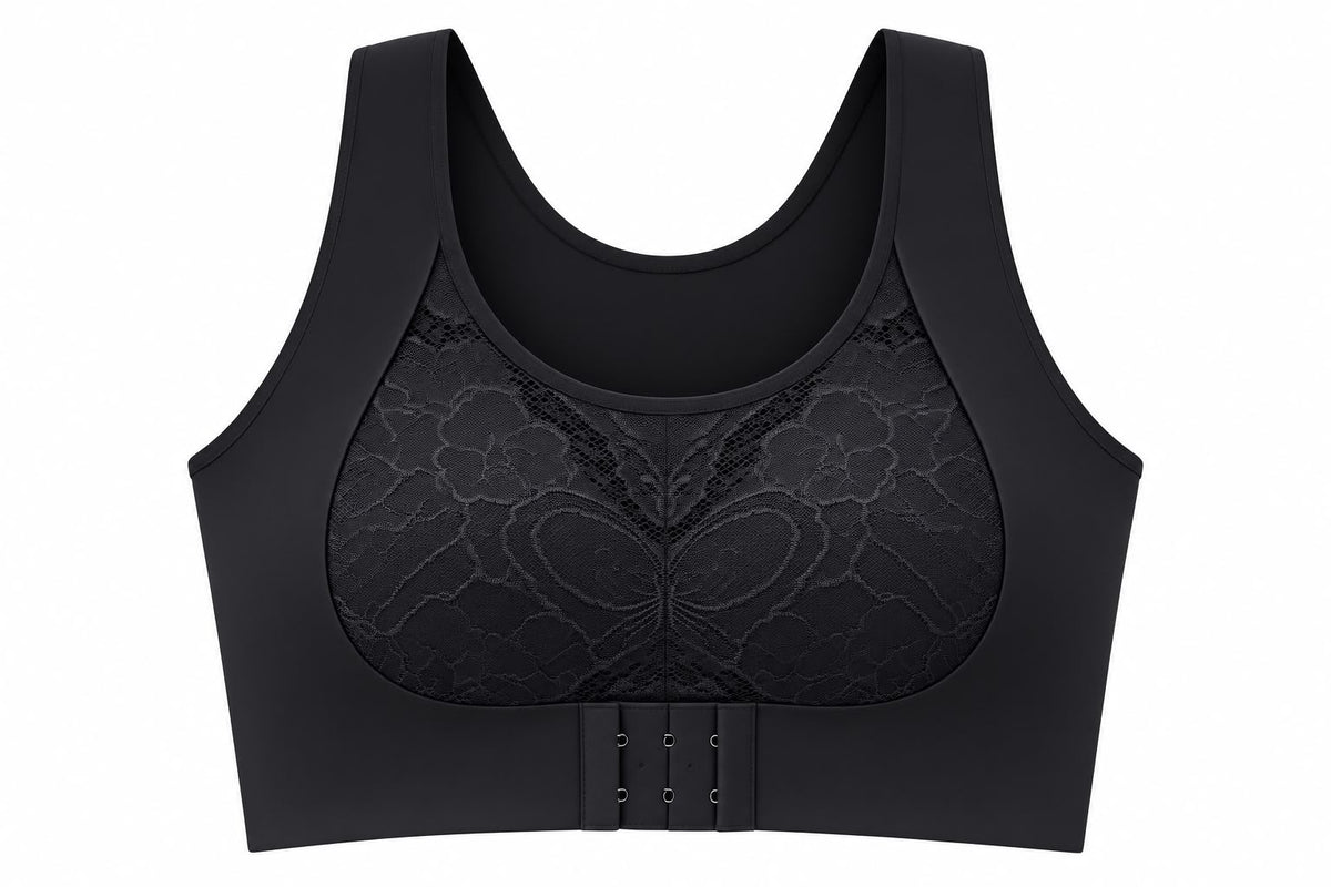 Women's 3D Three-Dimensional Cup Bra with Wide Strap Support