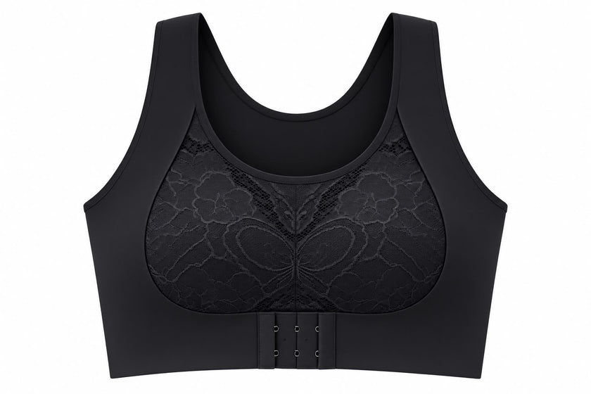 Women's 3D Three-Dimensional Cup Bra with Wide Strap Support