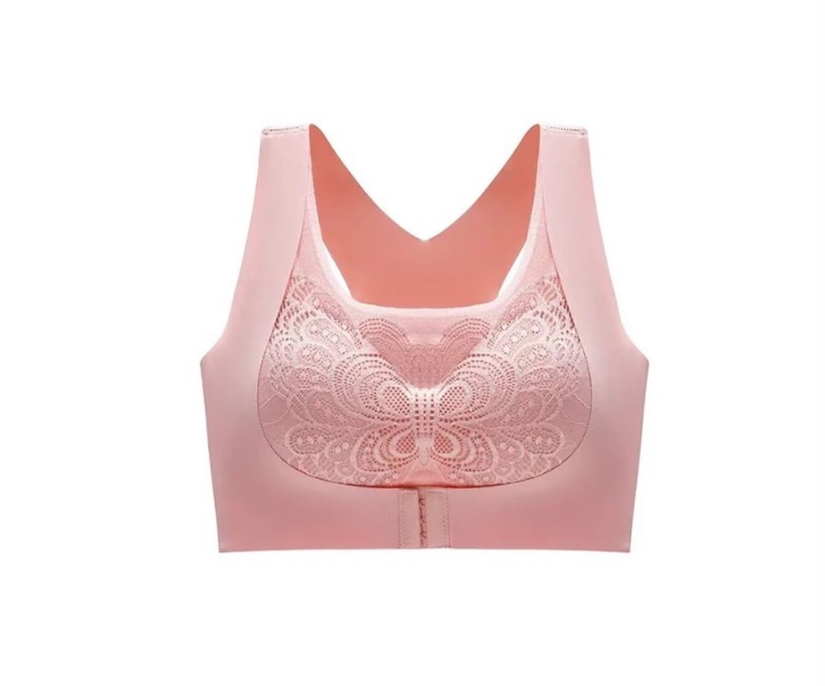 Women's 3D Three-Dimensional Cup Bra with Wide Strap Support